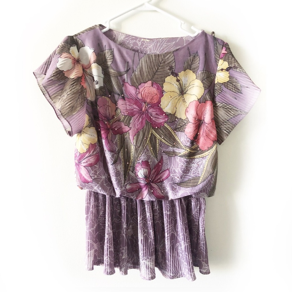 Vintage floral blouse